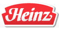 Heinz company logo in red and white.