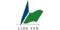 Logo with blue and green shapes above the words 'Ling Yun'.