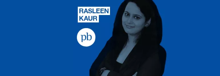 Michael Page's Leading Women series, featuring Rasleen Kaur, Head of Corporate Strategy & Investor Relations at Policybazaar Group; female leader in India